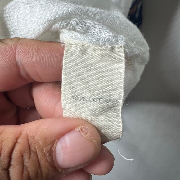 Forever That Girl White Embroidered Peasant Blouse Boho Festival Top 100% Cotton - Picture 7 of 12